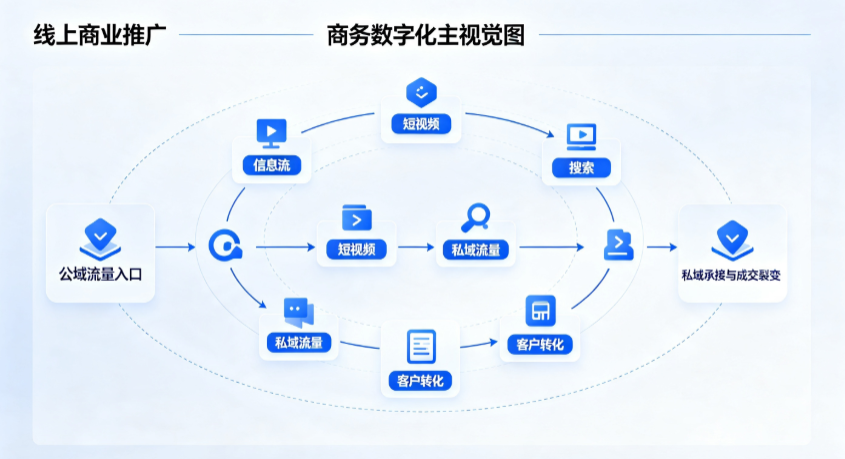 革吉县线上商业推广怎么做？全域流量闭环搭建与低成本转化实战指南